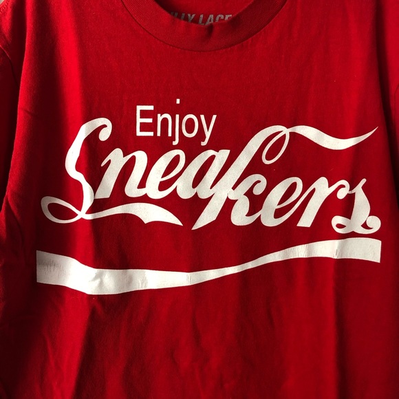 Fully Laced Enjoy Sneakers Short Sleeve T-Shirt - Picture 2 of 6